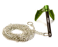 Integy 1/10 Scale Billet Machined Portable Winch Anchor Green with Chain for Crawler (  )