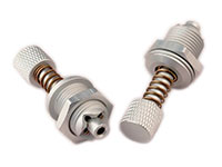 TFL Aluminum Spring Push Button Hatch Lock M12x42mm 2pcs (  )