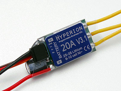 Электронный регулятор Hyperion Titan 20A V31 BL ESC (HP-TITAN-20-P31) (нажмите для увеличения)