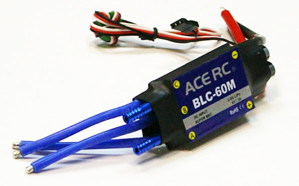 Ace RC BLC-60M Brushless ESC 60A (TTR8076) (нажмите для увеличения)