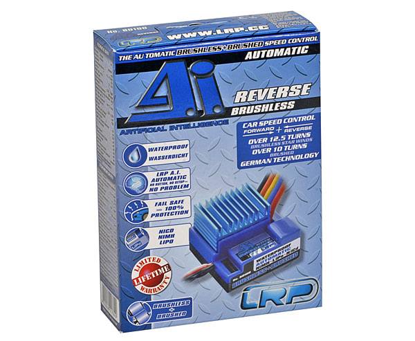 Электронный регулятор LRP A.I. Brushless Reverse Digital (LRP-80100) (нажмите для увеличения) Электронный регулятор LRP A.I. Brushless Reverse Digital (LRP-80100) (нажмите для увеличения)