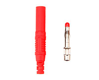 Amass Banana Connector Blocked 4.0mm Red 32A (  )
