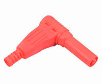 Amass Banana Connector 4.0mm Right Angle Shrouded Test Plug 32A Red (  )