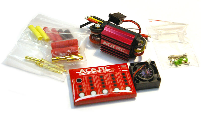 Электронный регулятор Ace RC BLC-30C Brushless ESC 30A (TTR8059) (нажмите для увеличения)