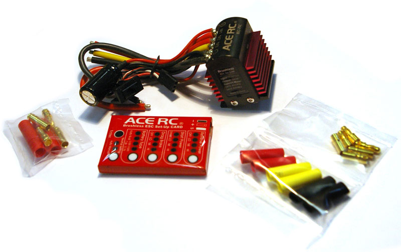 Электронный регулятор Ace RC BLC-75C Brushless ESC 75A (TTR8061) (нажмите для увеличения)