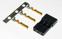 Male S Connector Body & Pins Gold