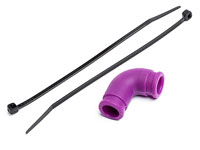 Silicone Exhaust Coupling 12x30mm Purple Nitro RS4 (  )