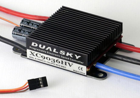 Электронный регулятор Dualsky XC9036HV ESC 90A Opto (XC9036HV) (нажмите для увеличения)