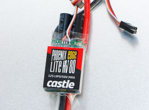 Регулятор скорости Castle Creations Phoenix Edge Lite 80 50V 80A BL ESC with 5A BEC (CSE-010-0118-00) (нажмите для увеличения)
