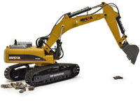 Huina Full Metal Professional RC Excavator 1:14 2.4GHz in Suitcase
