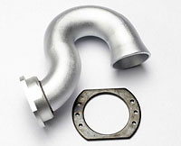 Exhaust Header Tubular Aluminum Silver-Anodized TRX 2.5, 2.5R, 3.3