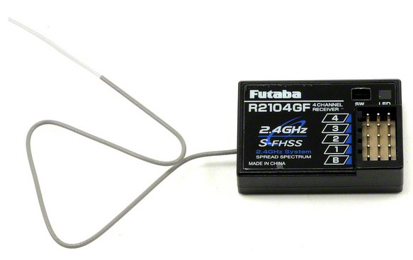Приемник Futaba R2104GF High Voltage 2.4GHz S-FHSS 4-Channel Receiver 4PL (FUR2104GF) (нажмите для увеличения)