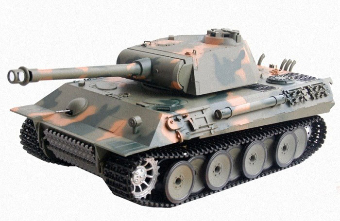 Радиоуправляемый танк HengLong German Panther Airsoft RC Battle Tank 1:16 with Smoke 2.4GHz (HL3819-1) (нажмите для увеличения)