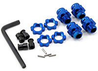 Aluminum 17mm Wheel Adapter Set Blue Slash 4x4 4pcs (  )