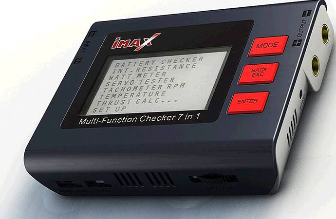 Многофункциональный тестер SkyRC IMax Multi-Functional Meter 7in1 (SK-500003-01) (нажмите для увеличения)
