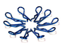 Integy Color Body Clips Medium 1/10 & 1/8 Blue 10pcs (  )