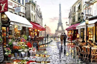 Paris - Painting By Numbers 40x50cm (  )