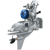 OS Max 21XM VII Air Cooled Outboard Marine Engine 20J with E-2050-2 Silencer (  )