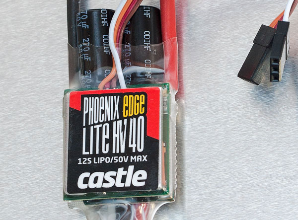 Регулятор скорости Castle Creations Phoenix Edge Lite 40HV 50V 40A BL ESC (CSE-010-0116-00) (нажмите для увеличения)