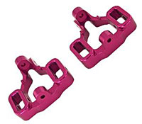 Aluminum Steering Block Supports Purple Savage 2pcs (  )