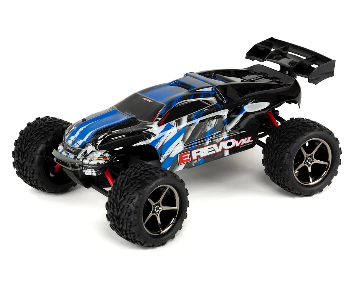 E-Revo VXL 1/16 Blue with TSM TQi 2.4GHz RTR