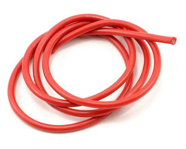 Силовой силиконовый кабель Silicone Wire 12AWG Red 3.31mm2 1m (AM-12AWG-R) (нажмите для увеличения)