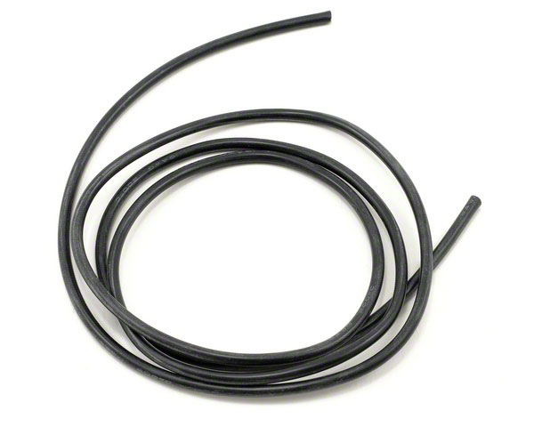 Силовой медный провод в силиконовой изоляции Silicone Wire 16AWG Black 1.31mm2 1m (AM-16AWG-B) (нажмите для увеличения)