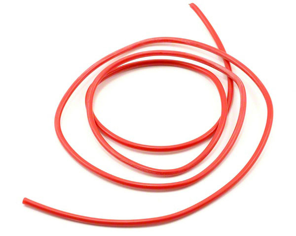 Силовой медный провод в силиконовой изоляции Silicone Wire 16AWG Red 1.31mm2 1m (AM-16AWG-R) (нажмите для увеличения)