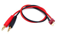 Male Deans Plug to 4mm Banana Plug 16awg Silicon Wire 30cm